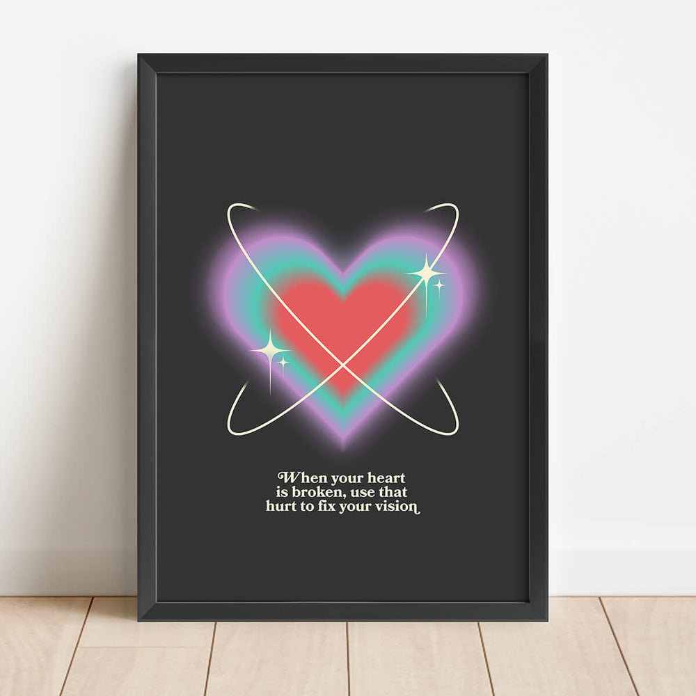När ditt hjärta är krossat, använd det som gör ont för att fixa din syn