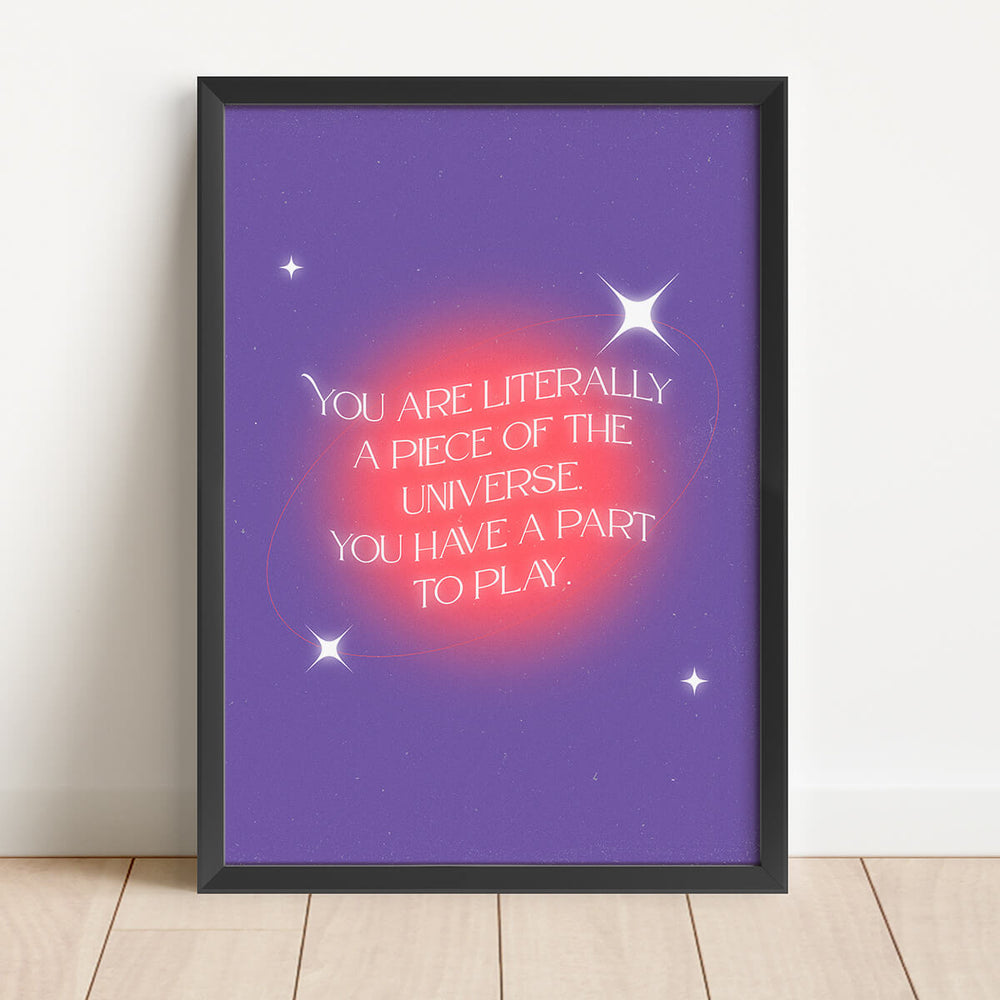 Du är bokstavligen en del av universum