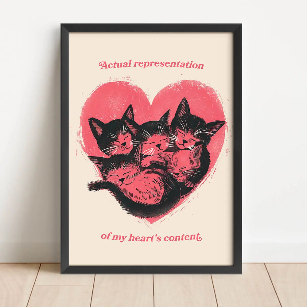 Faktisk representation av mitt hjärtas innehåll