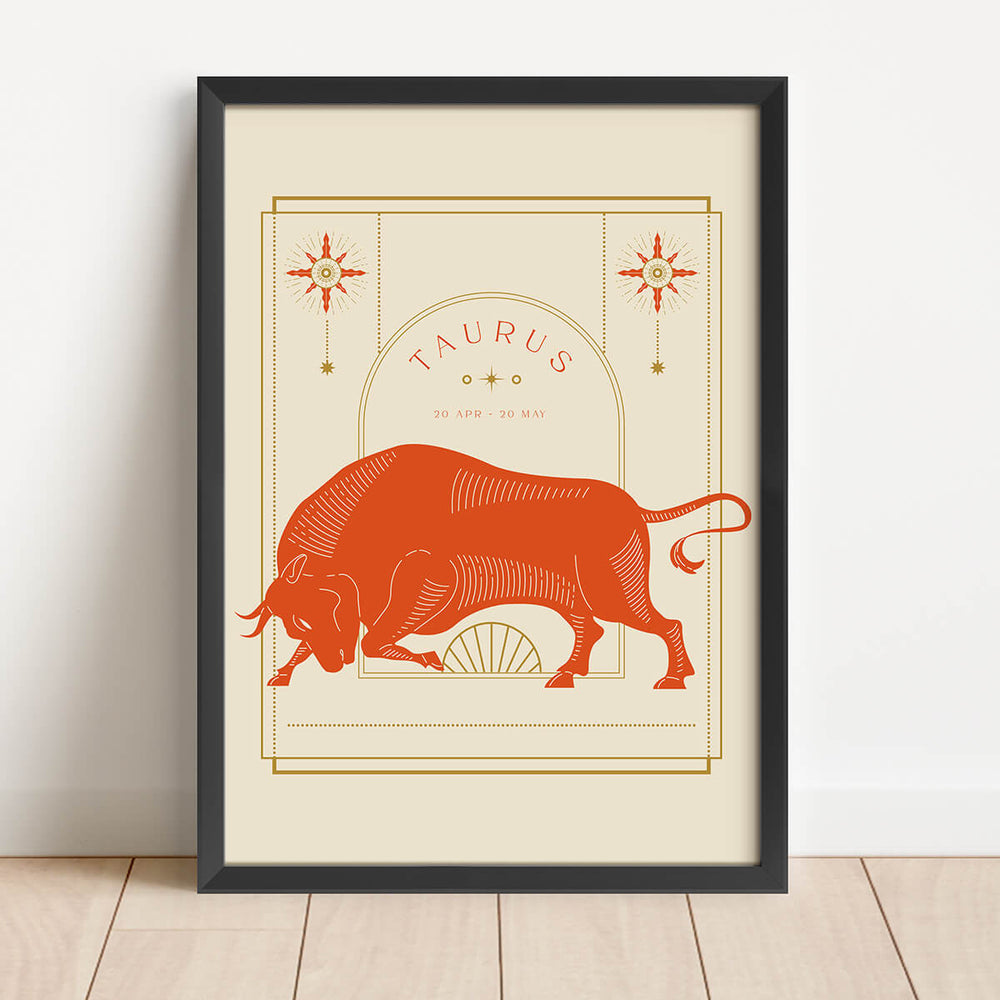 Vintage Zodiac- Taurus